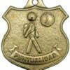 Medalla de Puntualidad para alumnos de escuelas con logo al reverso