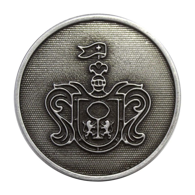 Moneda plata antigua de diseño personalizado redonda