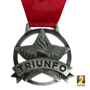 Medalla de Triunfo en plata antigua para premiaciones