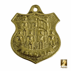 medalla de Escolta para alumnos en latón brillante