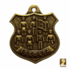 medalla de Escolta para alumnos en oro antiguo